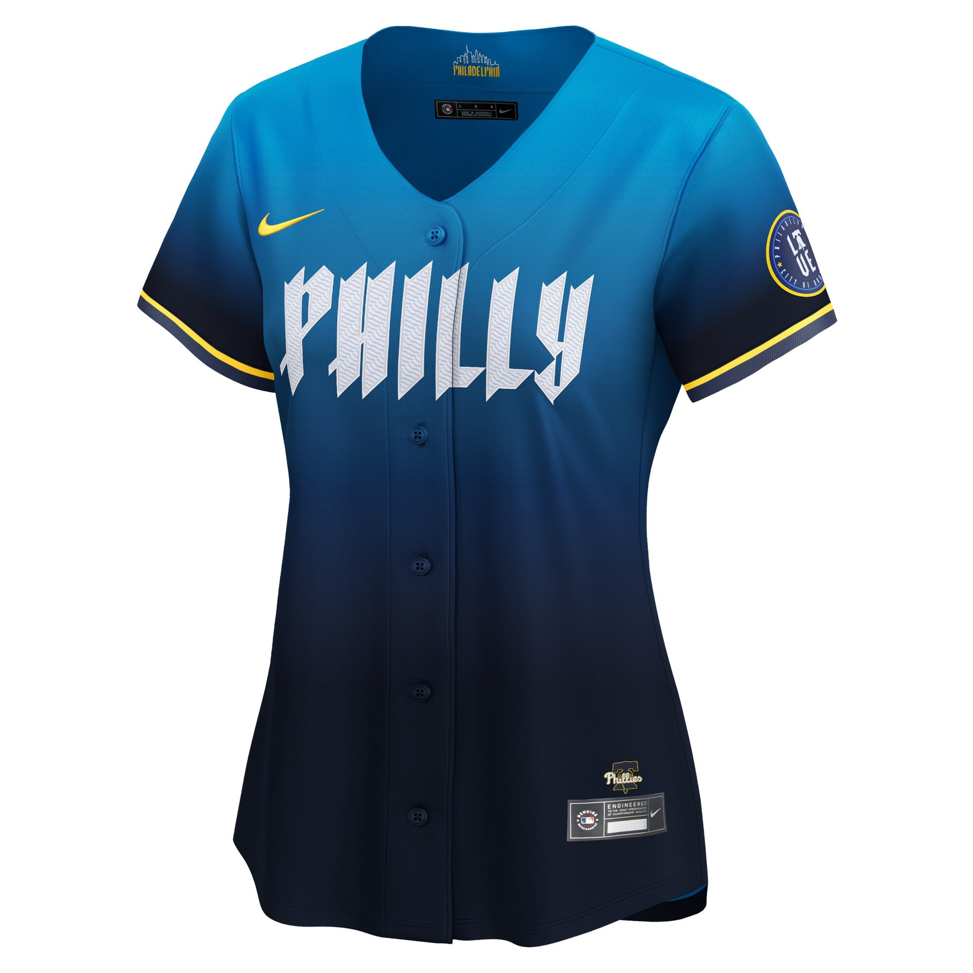 Alternative view of Bryce Harper 3 Philadelphia Phillies 2024 City Connect Limited Baseball Jersey - Women 