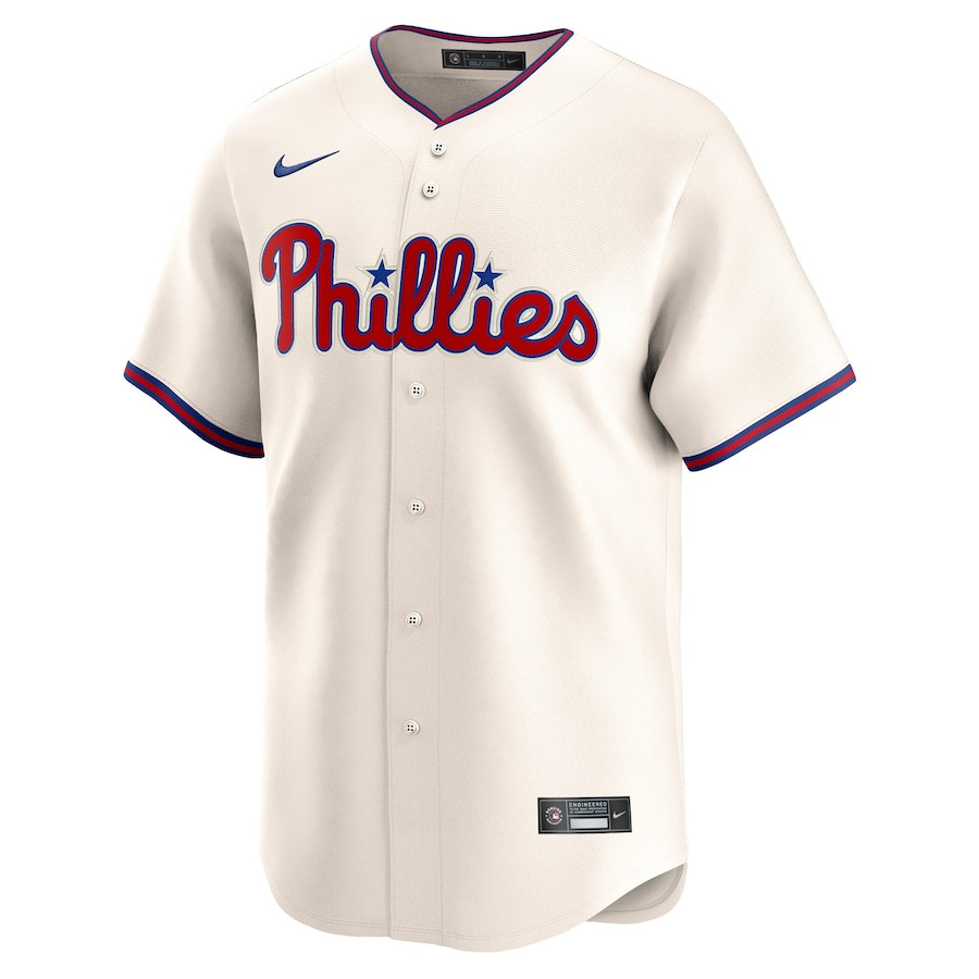 Alternative view of Bryce Harper 3 Philadelphia Phillies 3rd Alternate Limited Player Men Baseball Jersey - Cream 
