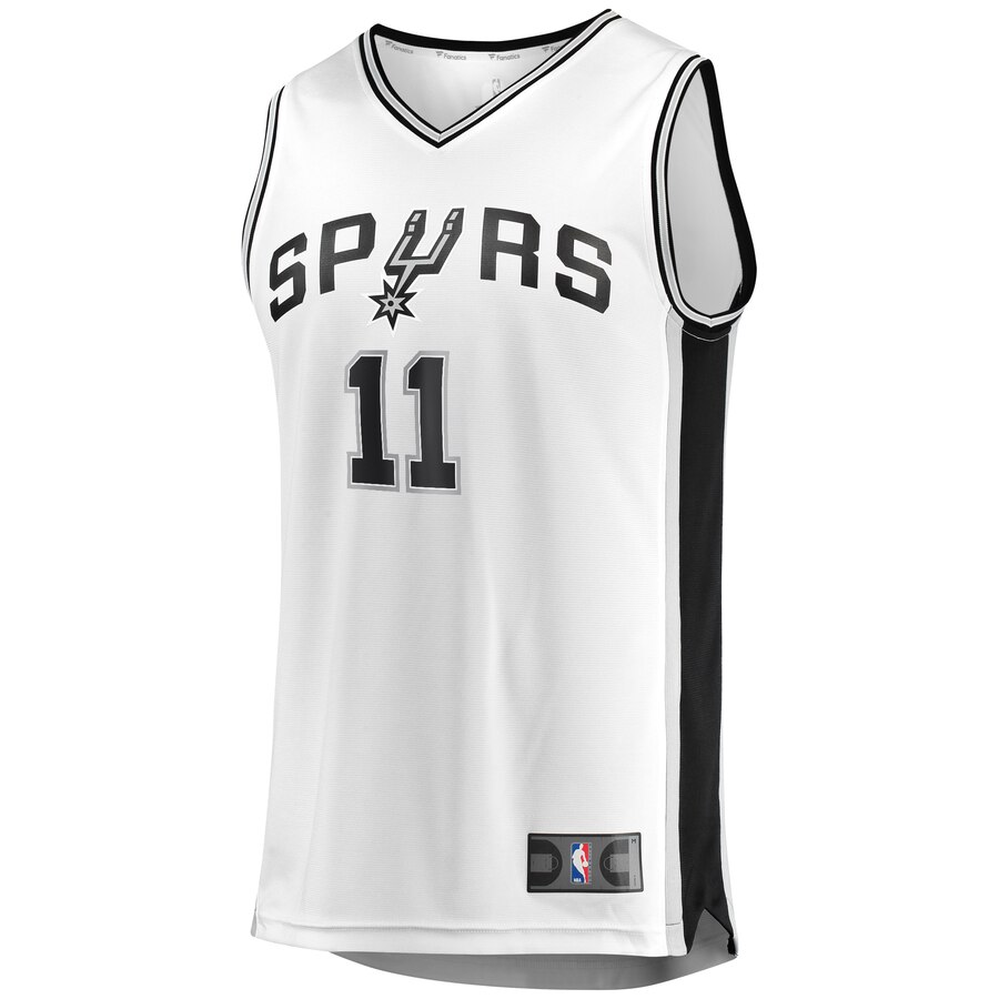 Alternative view of Bryn Forbes San Antonio Spurs Fanatics Branded Youth Fast Break Replica Player Basketball Jersey - Association Edition - White
