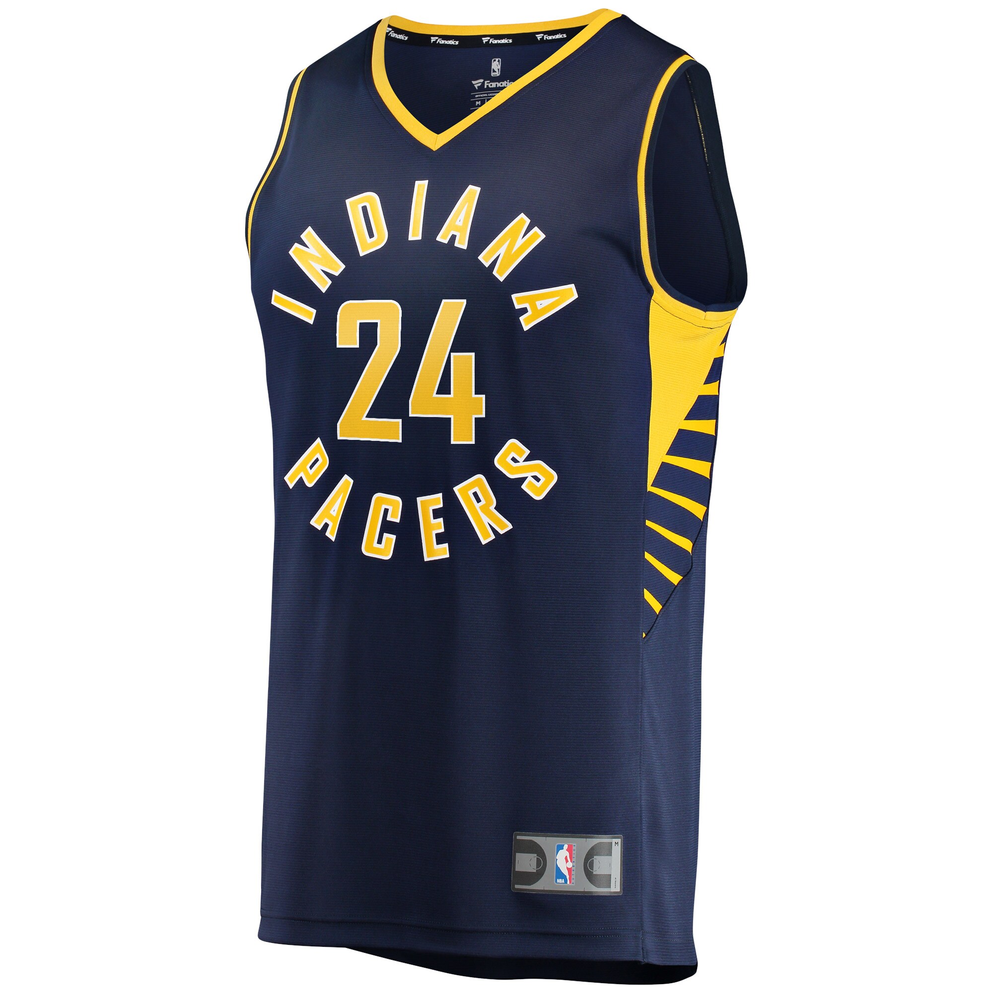 Alternative view of Buddy Hield Indiana Pacers Fanatics Fast Break Replica Basketball Jersey - Icon Edition - Navy