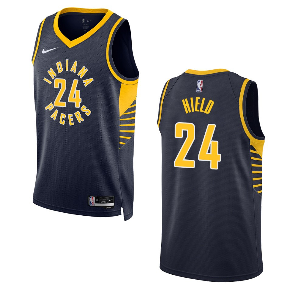 Buddy Hield Navy Icon Edition 2022-23 Indiana Pacers Swingman Basketball Jersey