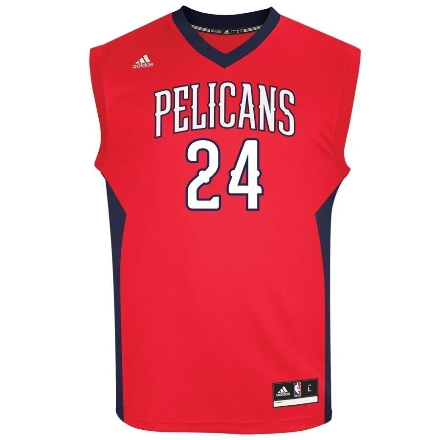 Alternative view of Buddy Hield New Orleans Pelicans Basketball Jersey - Red - JS180 