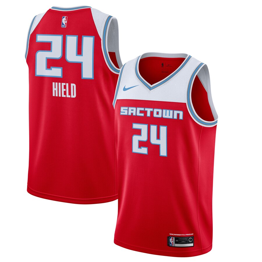Buddy Hield Sacramento Kings 2019/20 Finished Swingman Basketball Jersey Red - City Edition