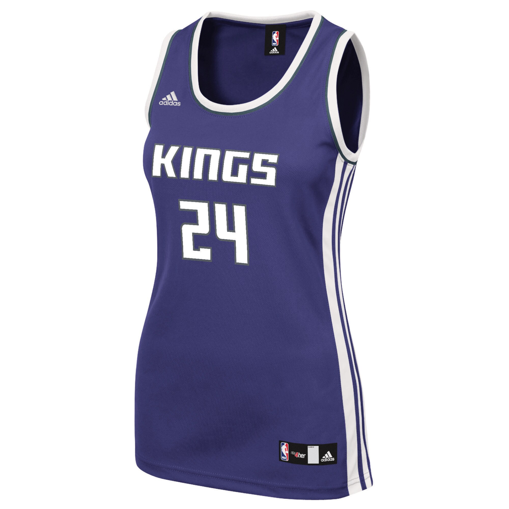 Alternative view of Buddy Hield Sacramento Kings Adidas Women's Road Replica Basketball Jersey - Purple