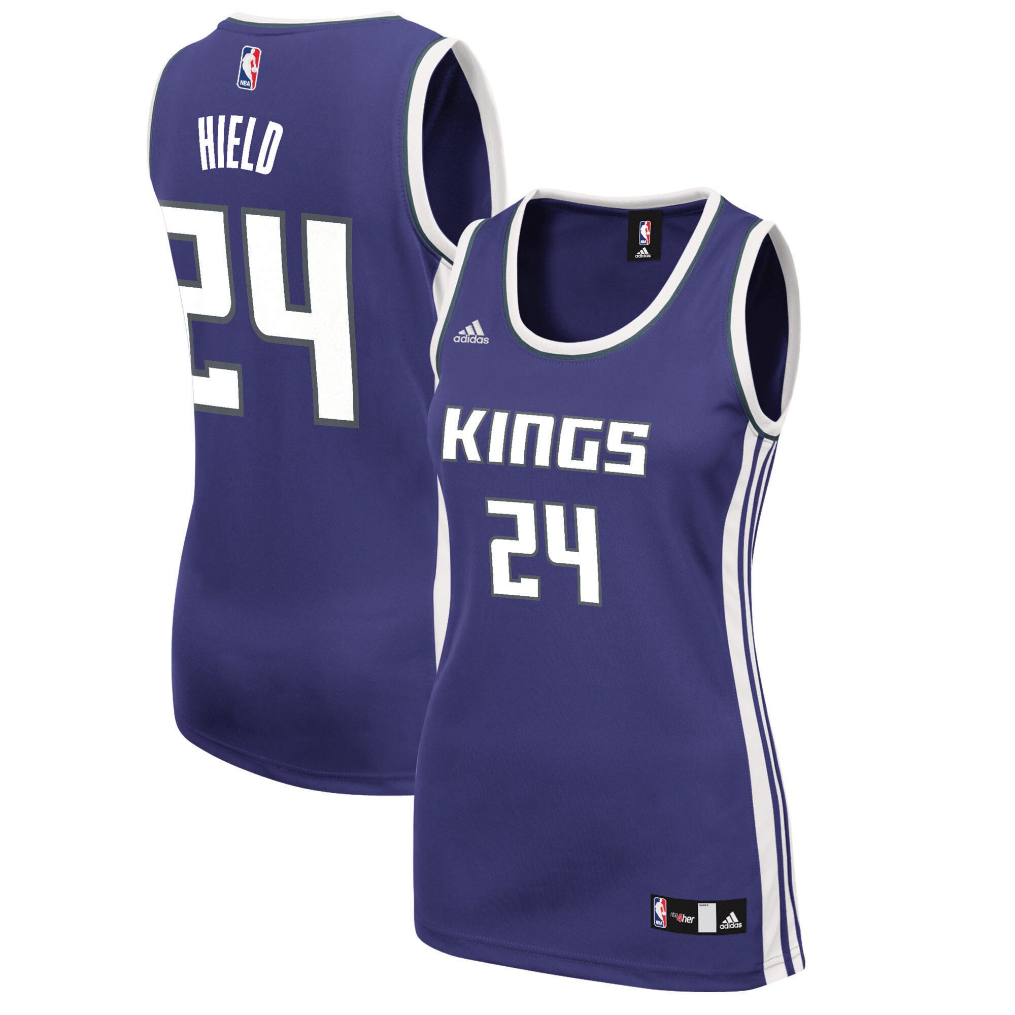 Buddy Hield Sacramento Kings Adidas Women's Road Replica Basketball Jersey - Purple