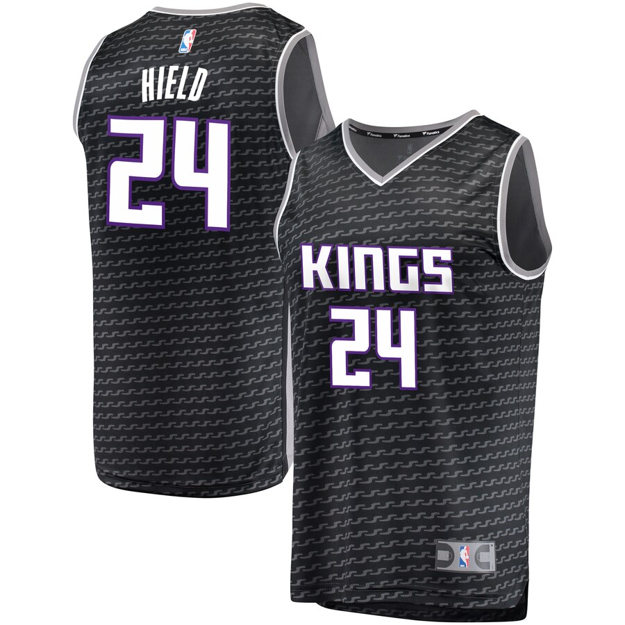 Buddy Hield Sacramento Kings Fanatics Branded Fast Break Replica Basketball Jersey Black - Statement Edition