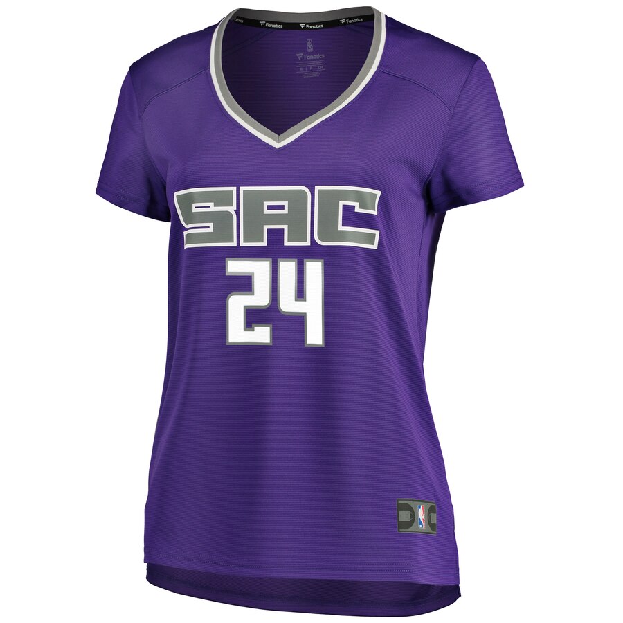 Alternative view of Buddy Hield Sacramento Kings Fanatics Branded Women's Fast Break Replica Basketball Jersey Purple - Icon Edition