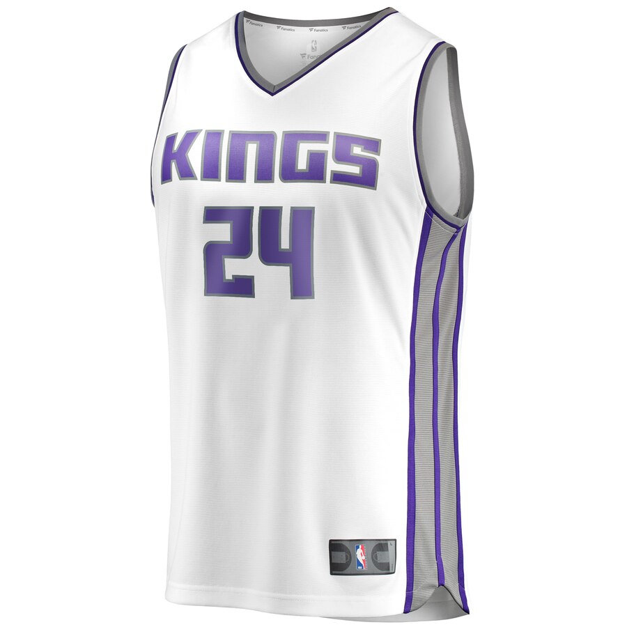 Alternative view of Buddy Hield Sacramento Kings Fanatics Branded Youth Fast Break Replica Player Basketball Jersey - Association Edition - White