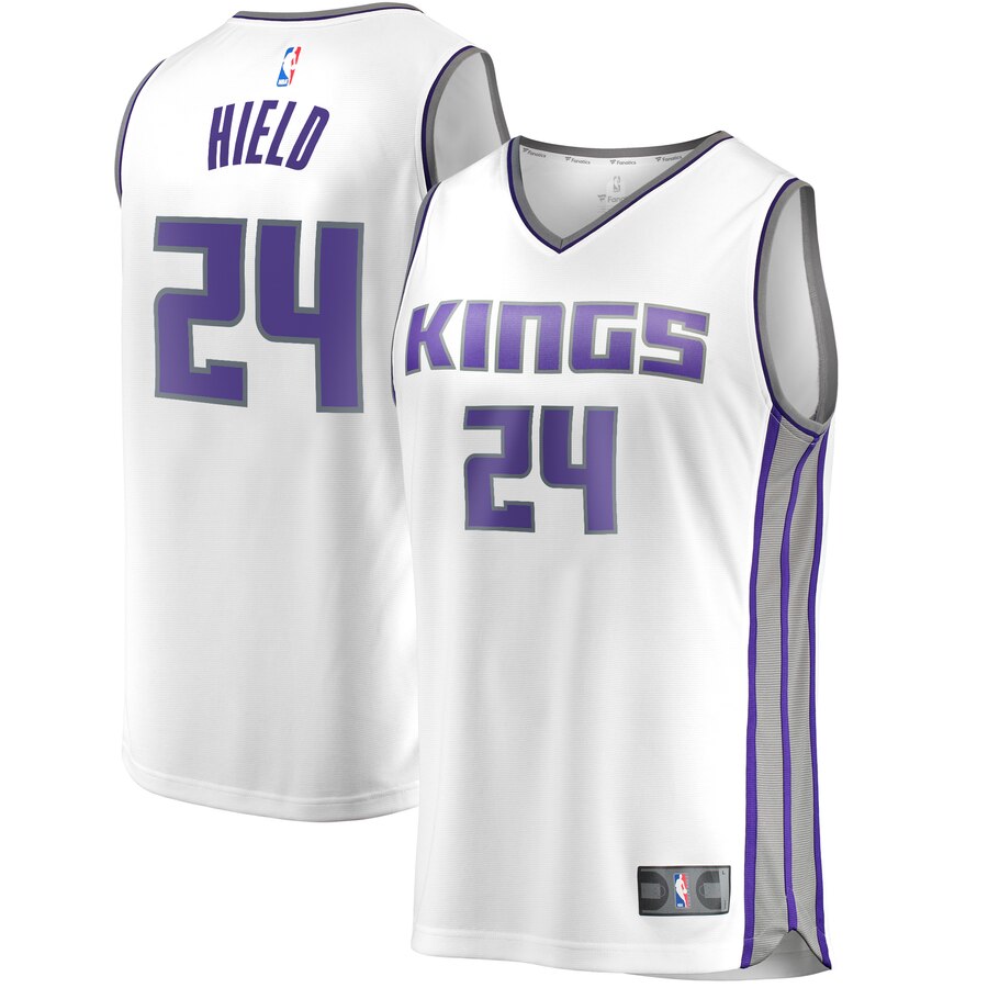 Buddy Hield Sacramento Kings Fanatics Branded Youth Fast Break Replica Player Basketball Jersey - Association Edition - White