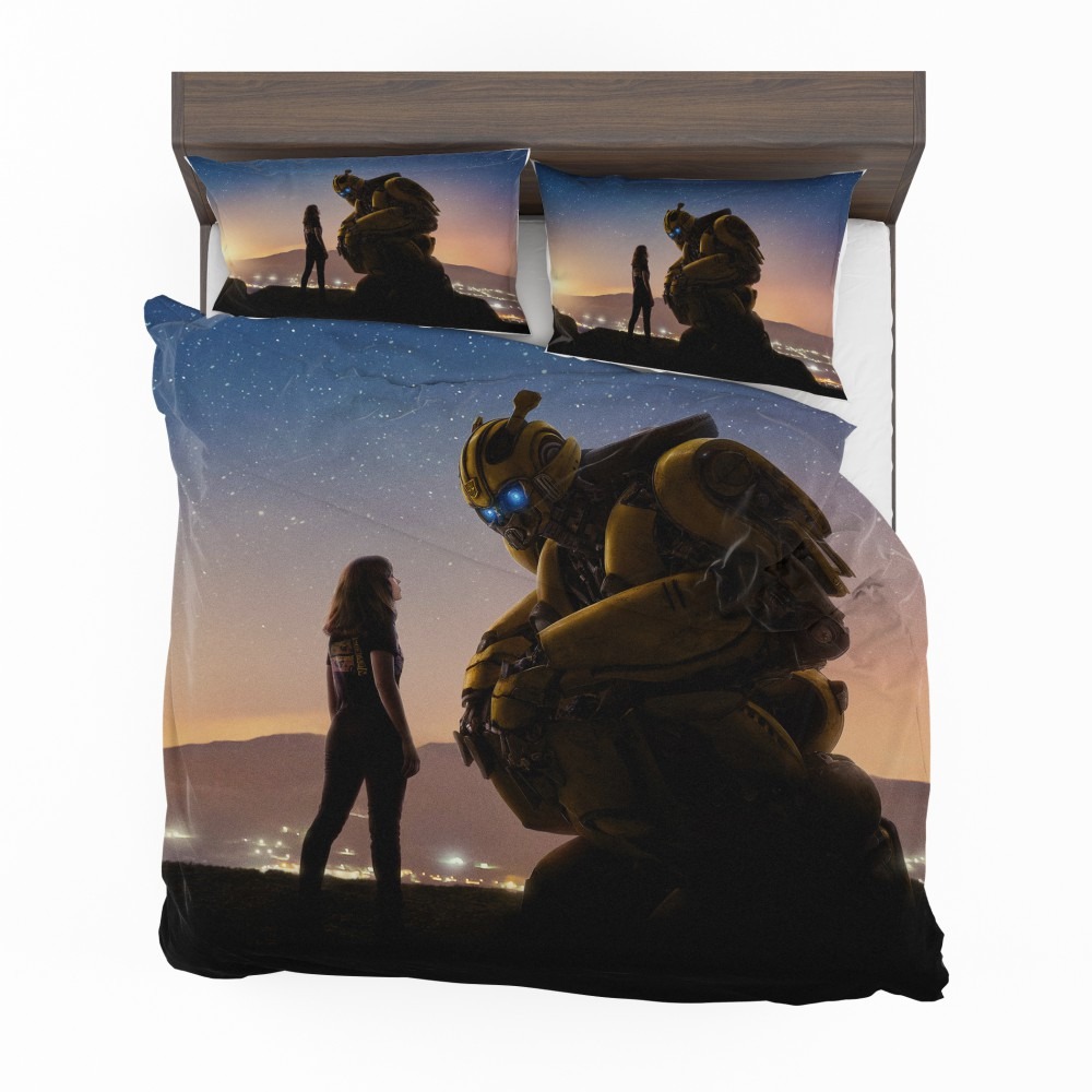 Alternative view of Bumblebee Movie Bedding Set - Custom Bedding Set