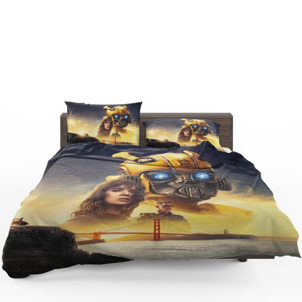 Bumblebee Movie Transformers Hailee Steinfeld Sci-Fi Thriller Bedding Set - Custom Bedding Set
