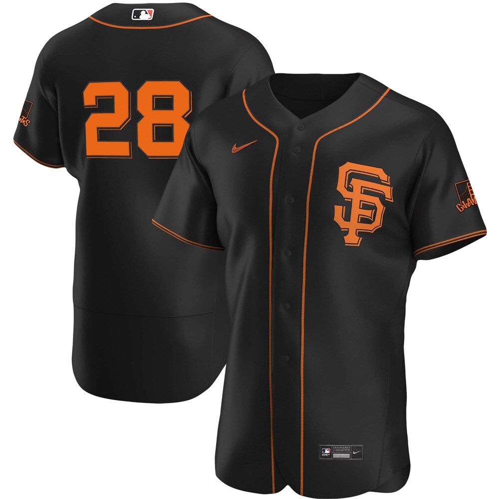 Buster Posey San Francisco Giants Alternate 2020 Player Team Baseball Jersey - Black