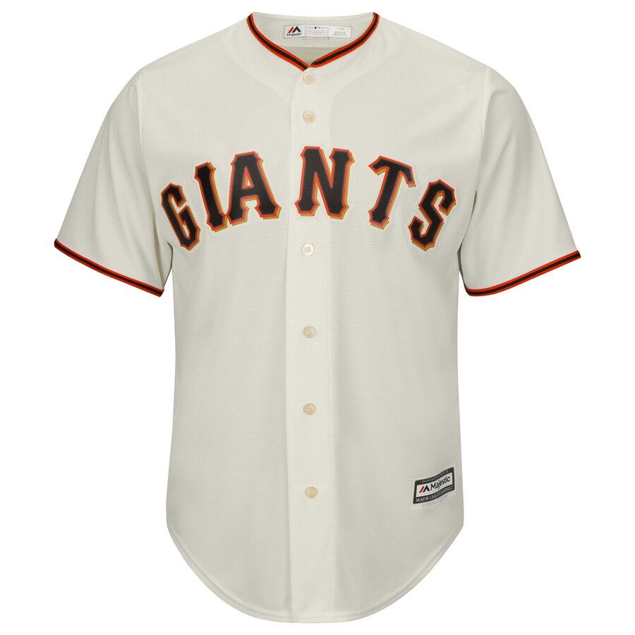 Alternative view of Buster Posey San Francisco Giants Majestic Cool Base Player Baseball Jersey - Cream