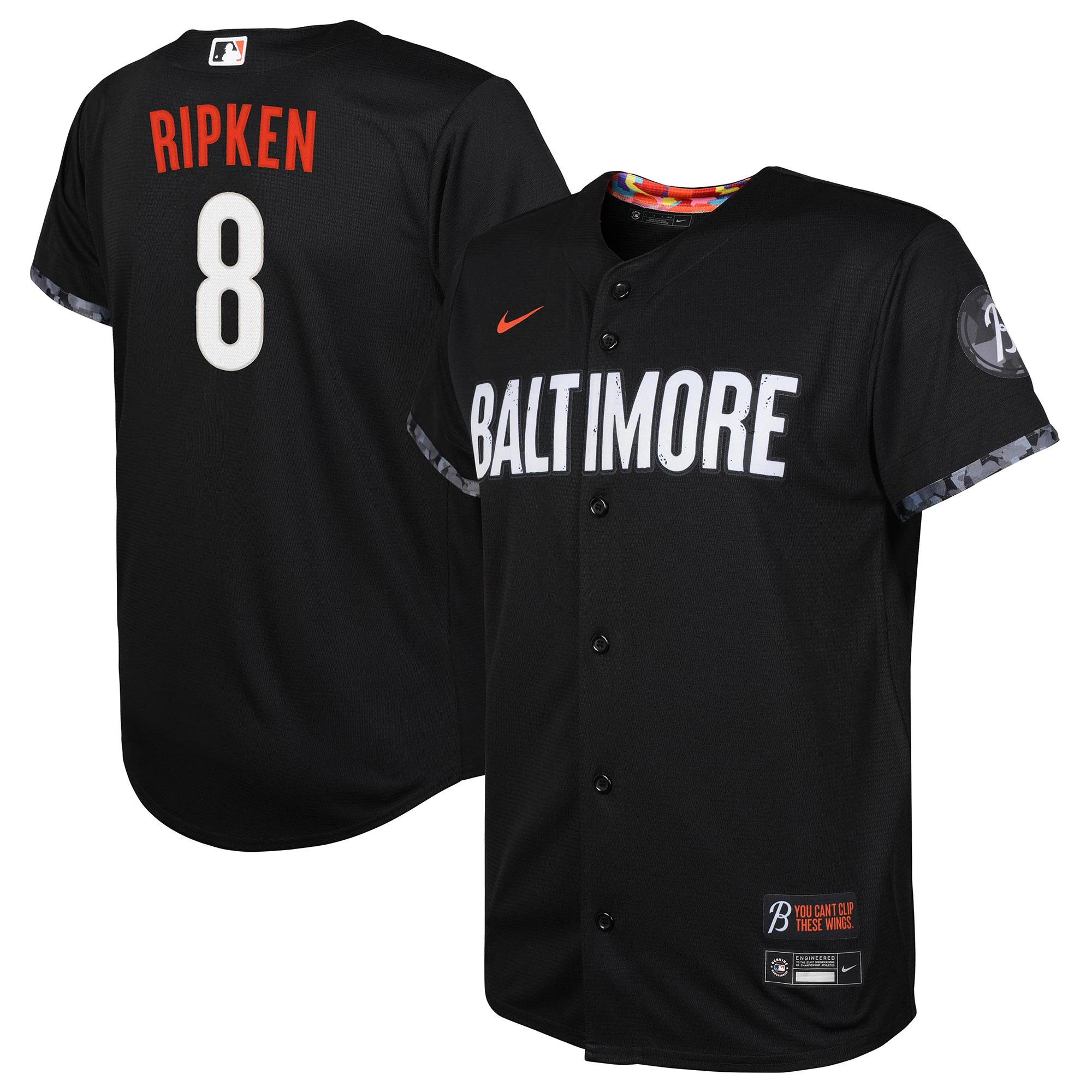Cal RipkenÃƒâ€šÃ‚Â baltimore Orioles Youth 2023 City Connect Replica Player Baseball Jersey - Black