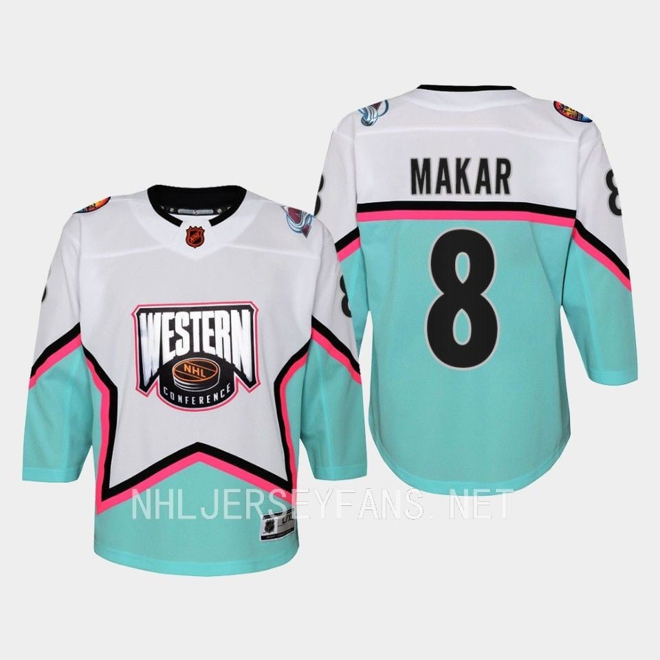Cale Makar 8 Colorado Avalanche 2023 All-Star Western White - JS972 