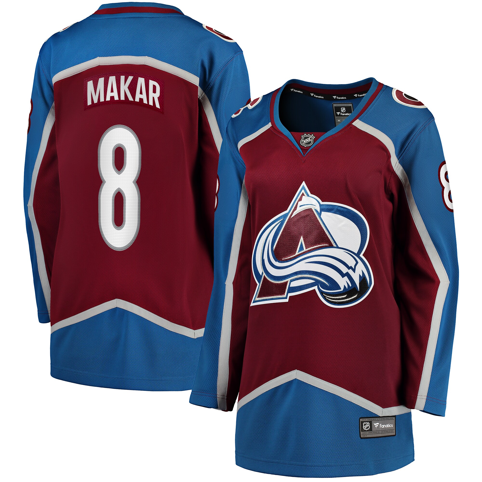 Cale Makar Colorado Avalanche Women's Home Breakaway Player Hockey Jersey - Maroon - JS847 
