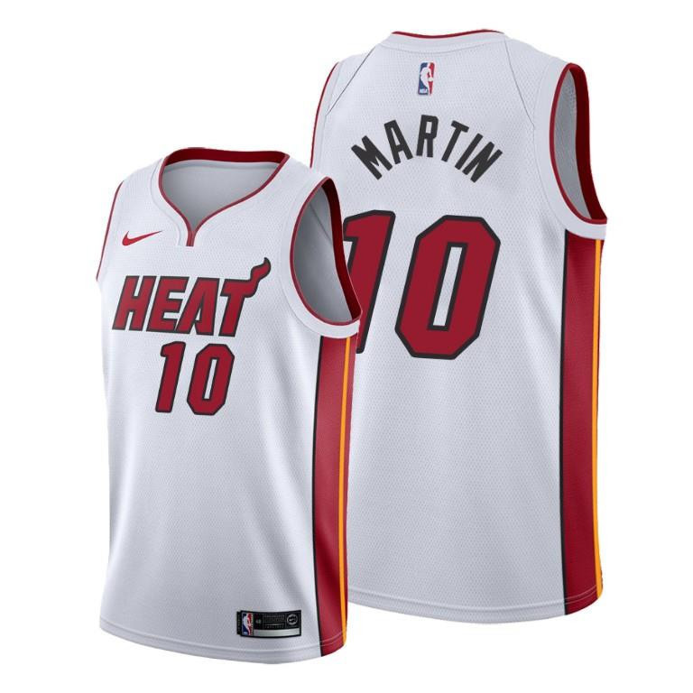 Caleb Martin 10 Miami Heat Association Edition White Basketball Jersey - Men Basketball Jersey - JS147 