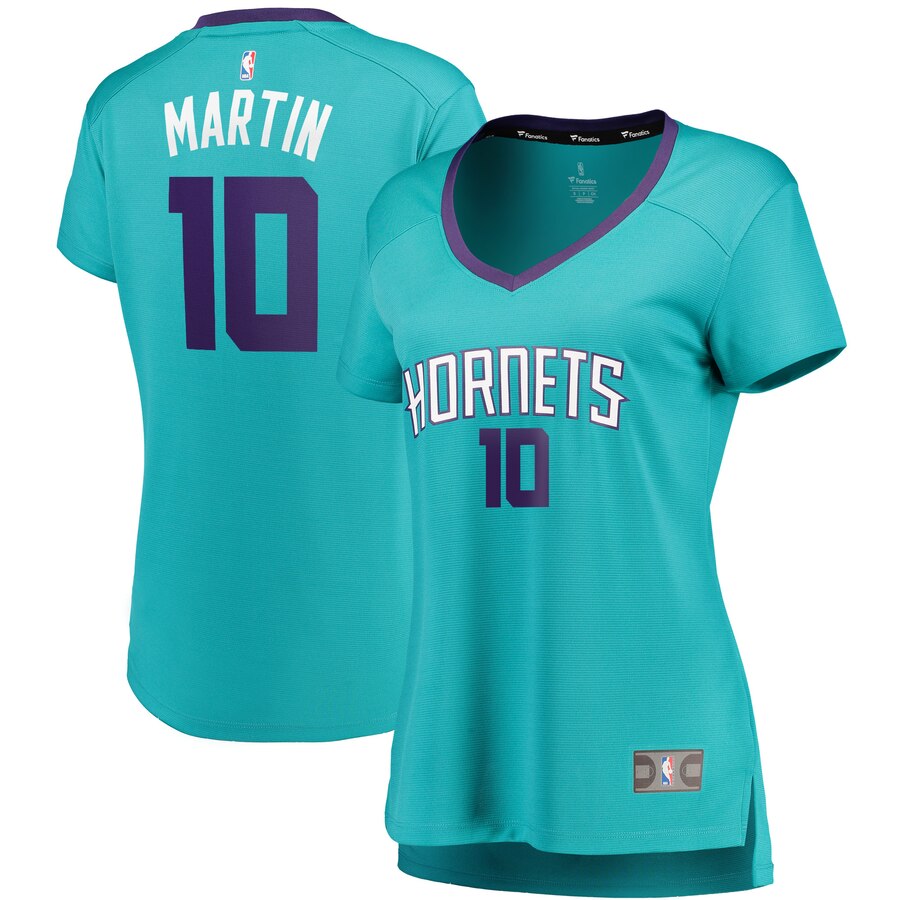 Caleb Martin Charlotte Hornets Fanatics Branded Women's Fast Break Player Basketball Jersey - Icon Edition - Teal