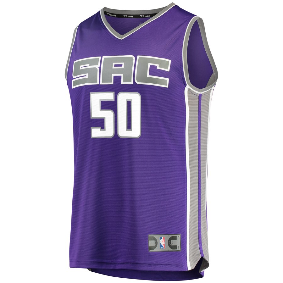 Alternative view of Caleb Swanigan Sacramento Kings Fanatics Branded Fast Break Replica Basketball Jersey - Icon Edition - Purple