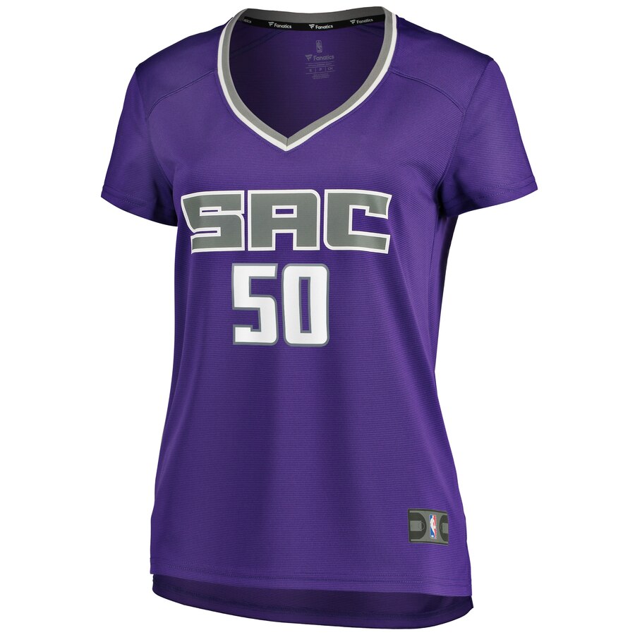 Alternative view of Caleb Swanigan Sacramento Kings Fanatics Branded Women's Fast Break Player Replica Basketball Jersey - Icon Edition - Purple