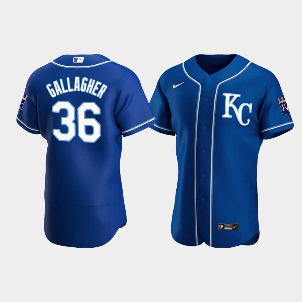 Cam Gallagher 36 Kansas City Royals Royal Alternate Baseball Jersey Baseball Jersey 