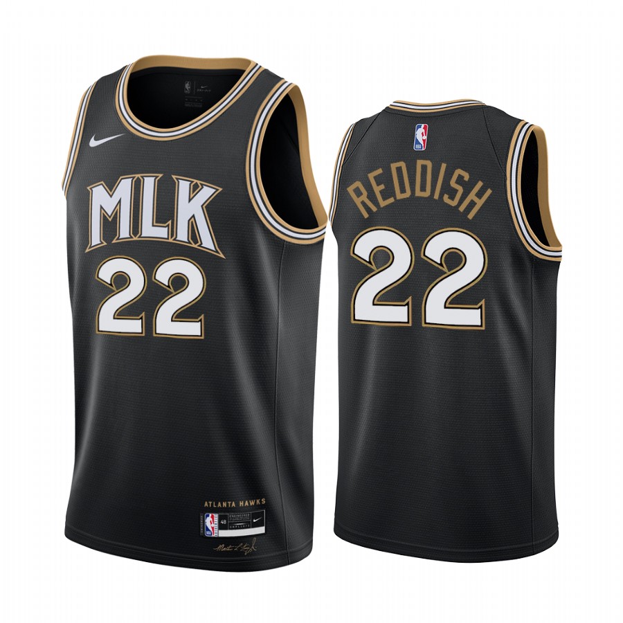 Cam Reddish Atlanta Hawks 2020-21 Reddish Mlk City Basketball Jersey Honor Dr. King