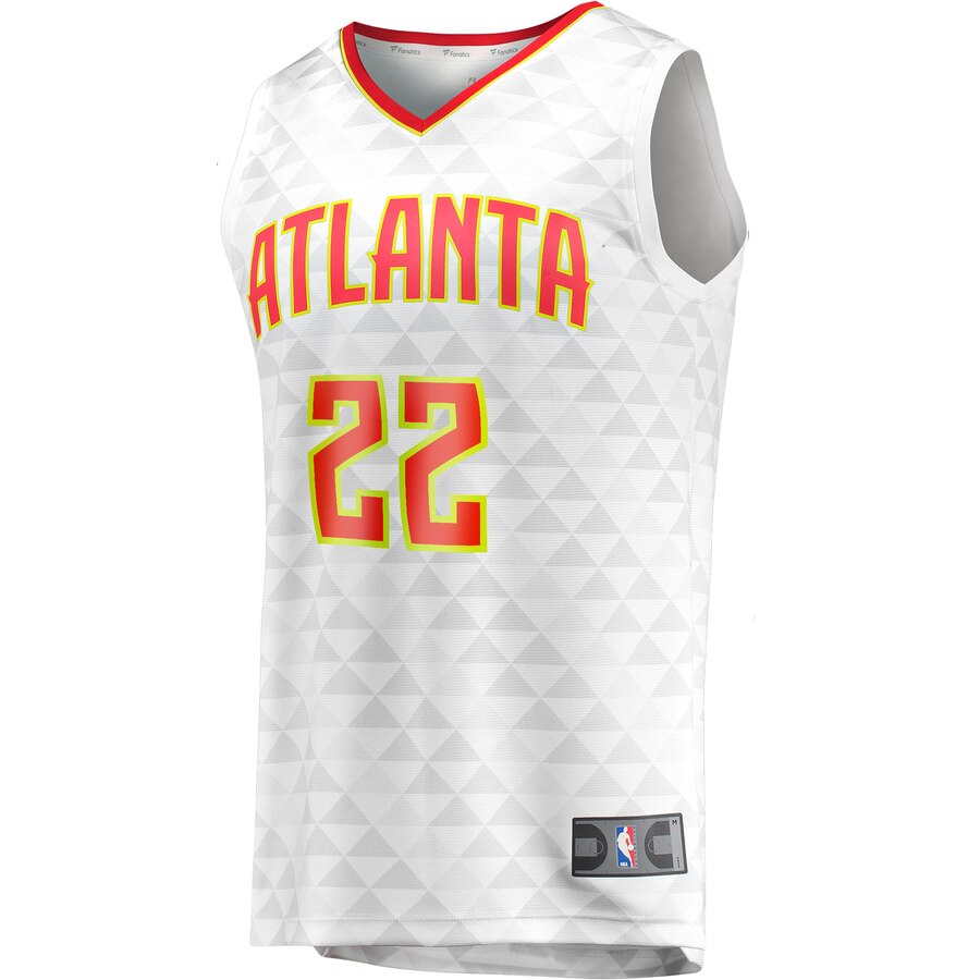 Alternative view of Cam Reddish Atlanta Hawks Fanatics Branded Fast Break Replica Basketball Jersey White - Association Edition