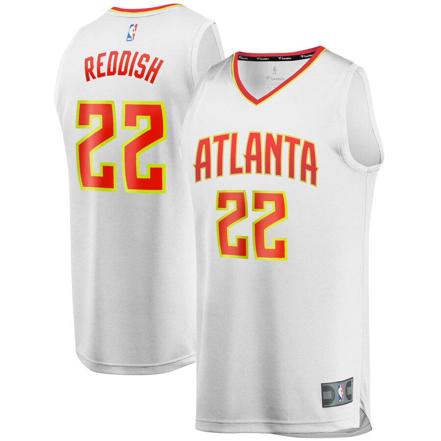 Cam Reddish Atlanta Hawks Fanatics Branded Youth Fast Break Replica Basketball Jersey White - Association Edition