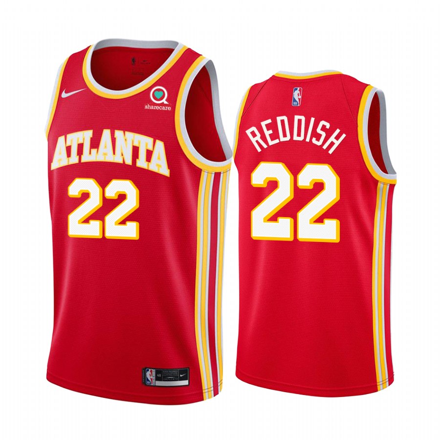 Cam Reddish Atlanta Hawks Red Icon Edition 2020-21 Basketball Jersey