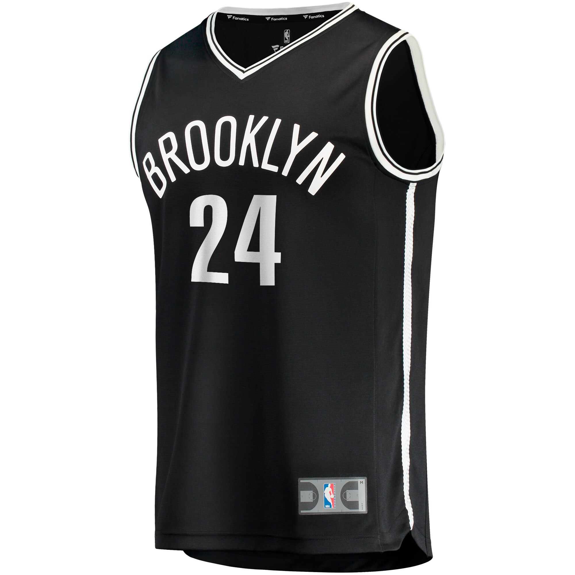 Alternative view of Cam Thomas Brooklyn Nets Fanatics Big & Tall Fast Break Player Basketball Jersey – Black – Icon Edition