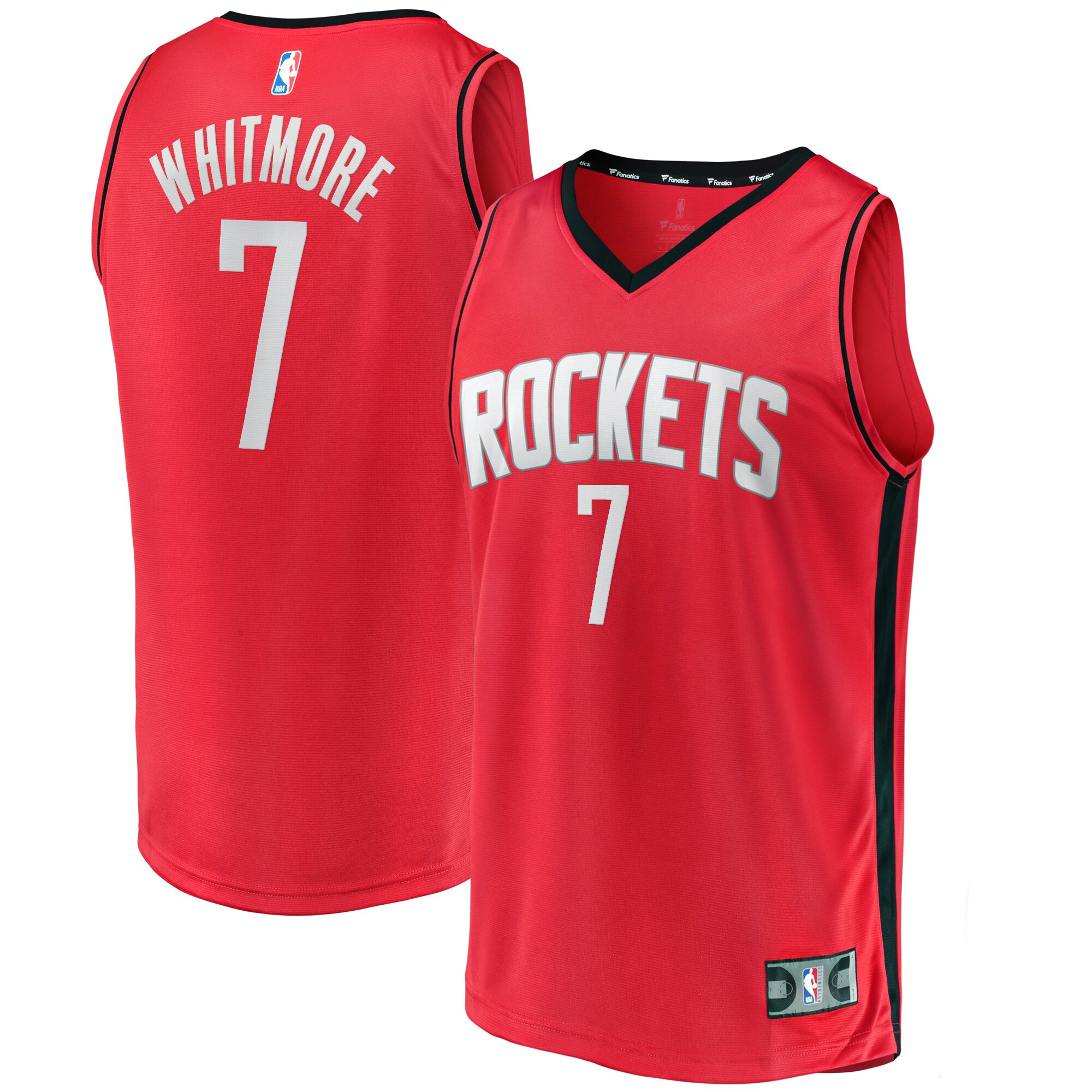 Cam Whitmore Houston Rockets Fanatics Fast Break Replica Player Basketball Jersey - Icon Edition - Red