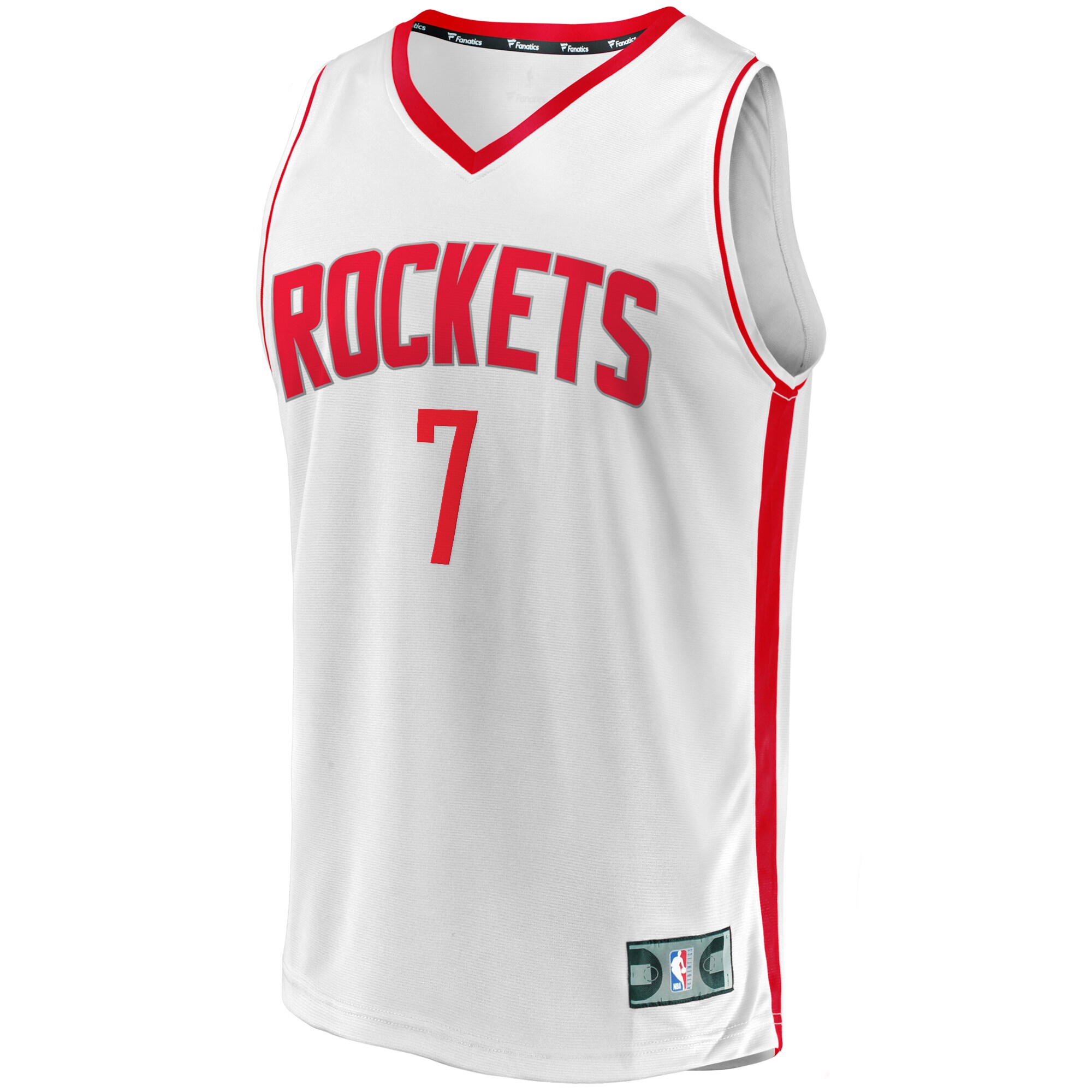 Alternative view of Cam Whitmore Houston Rockets Fanatics Youth Fast Break Replica Player Basketball Jersey - Association Edition - White