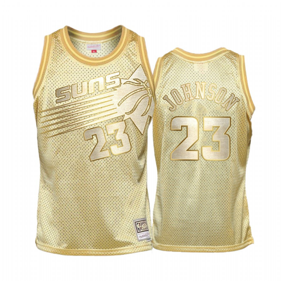 Cameron Johnson 23 Phoenix Suns Golden HWC Limited Basketball Jersey - JS409 