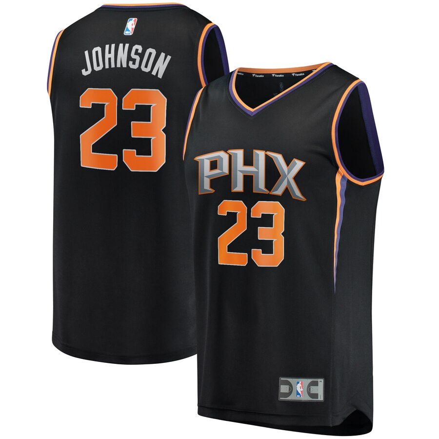 Cameron Johnson Phoenix Suns Fanatics Branded Youth Fast Break Replica Basketball Jersey Black - Statement Edition