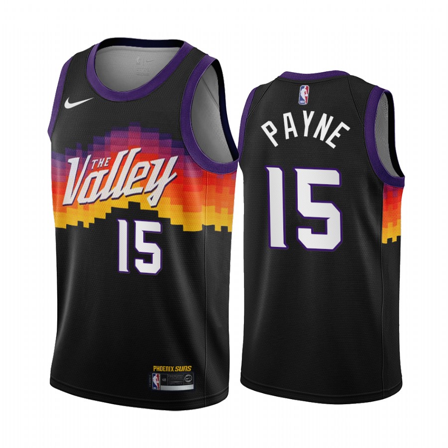 Cameron Payne Phoenix Suns Black City Edition The Valley 2020-21 Basketball Jersey