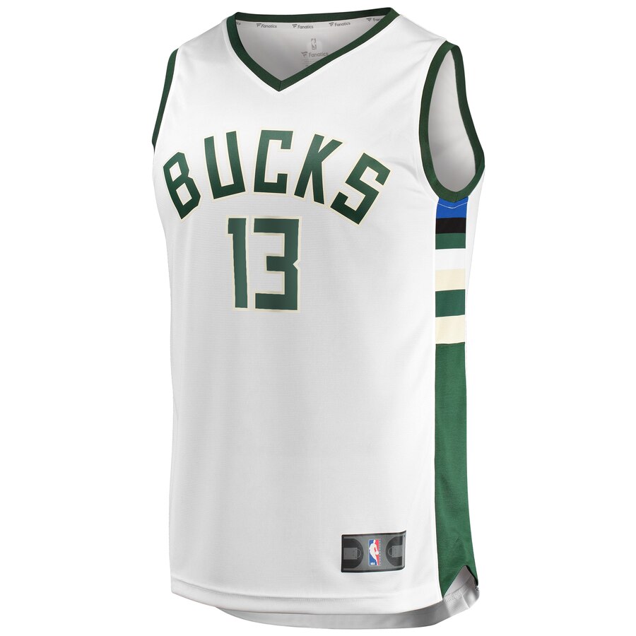 Alternative view of Cameron Reynolds Milwaukee Bucks Fanatics Branded Youth Fast Break Replica Player Basketball Jersey - Association Edition - White