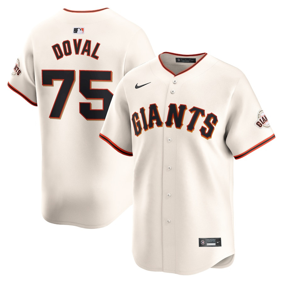 Camilo Doval 75 San Francisco Giants Home Limited Men Baseball Jersey - Cream 