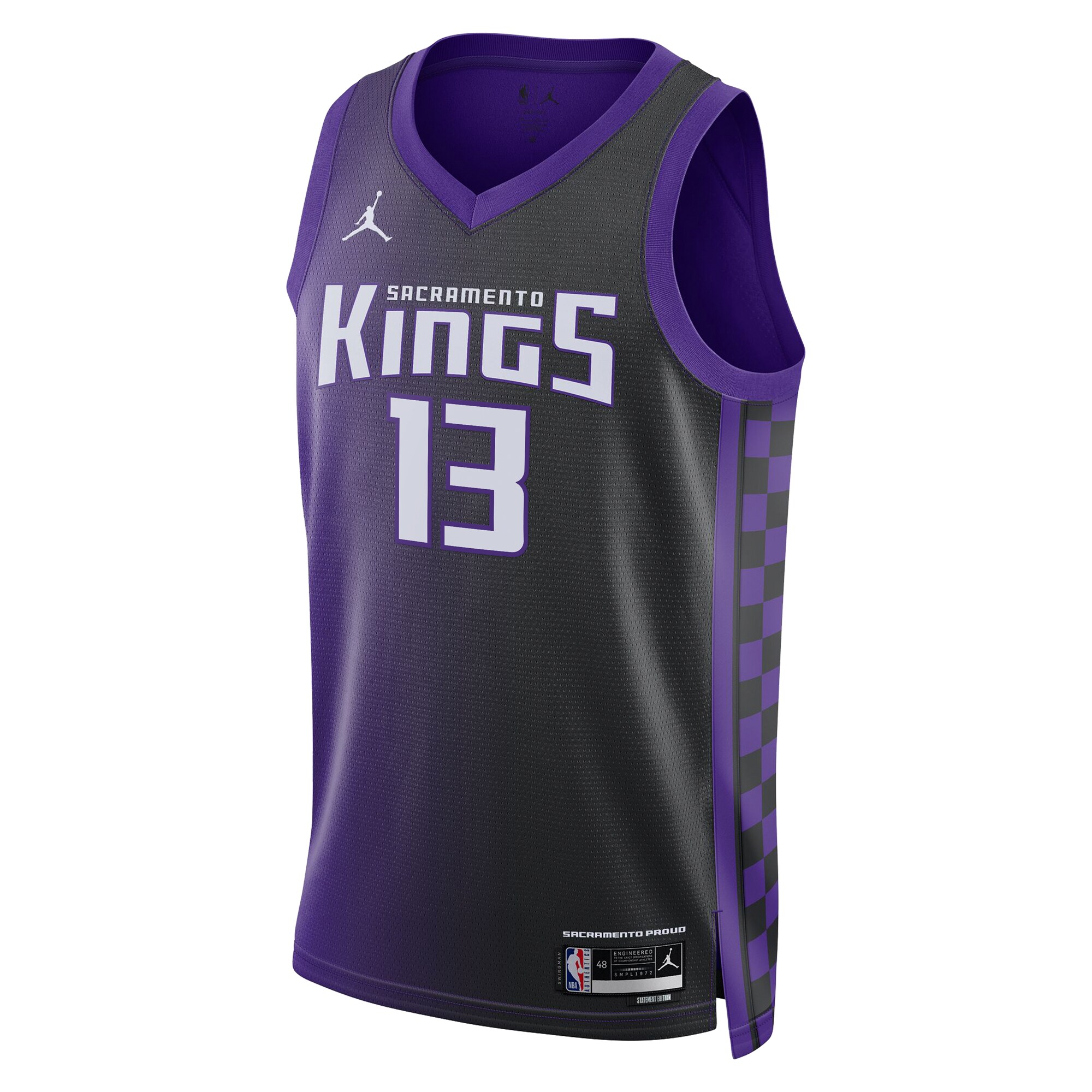 Alternative view of Camiseta Sacramento Kings Jordan Statement Brand Statement Edition - Púrpura - Keegan Murray - Unisex - JS694 