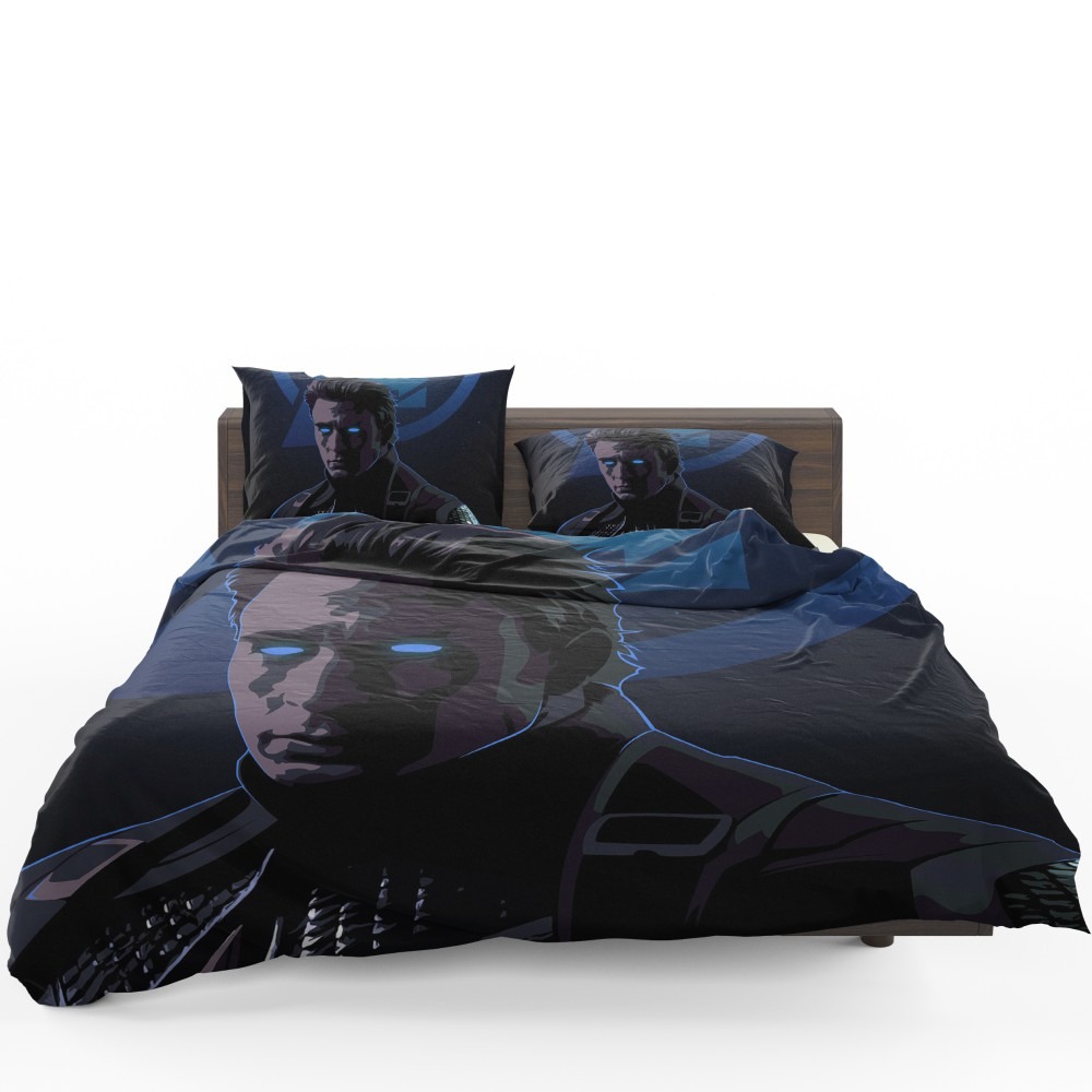 Captain America Avengers Endgame Movie Marvel Comics Bedding Set - Custom Bedding Set