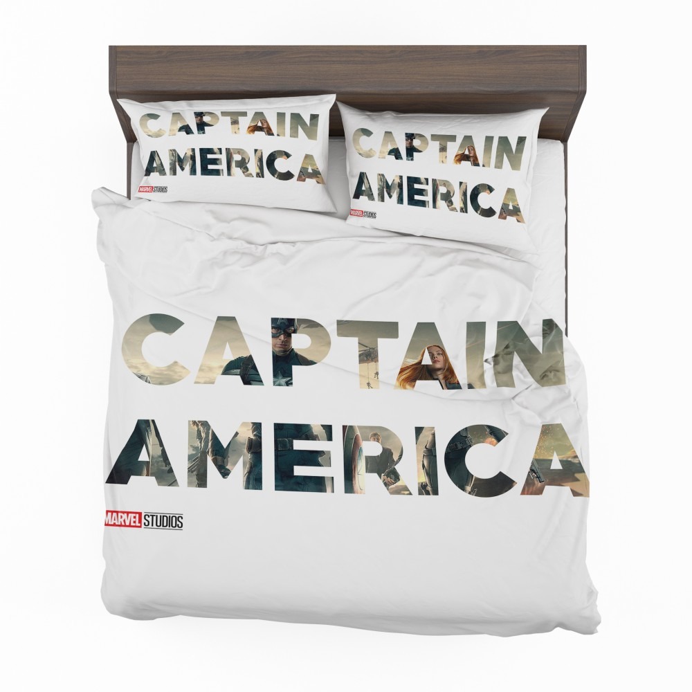 Alternative view of Captain America The First Avenger Movie Bedding Set - Custom Bedding Set