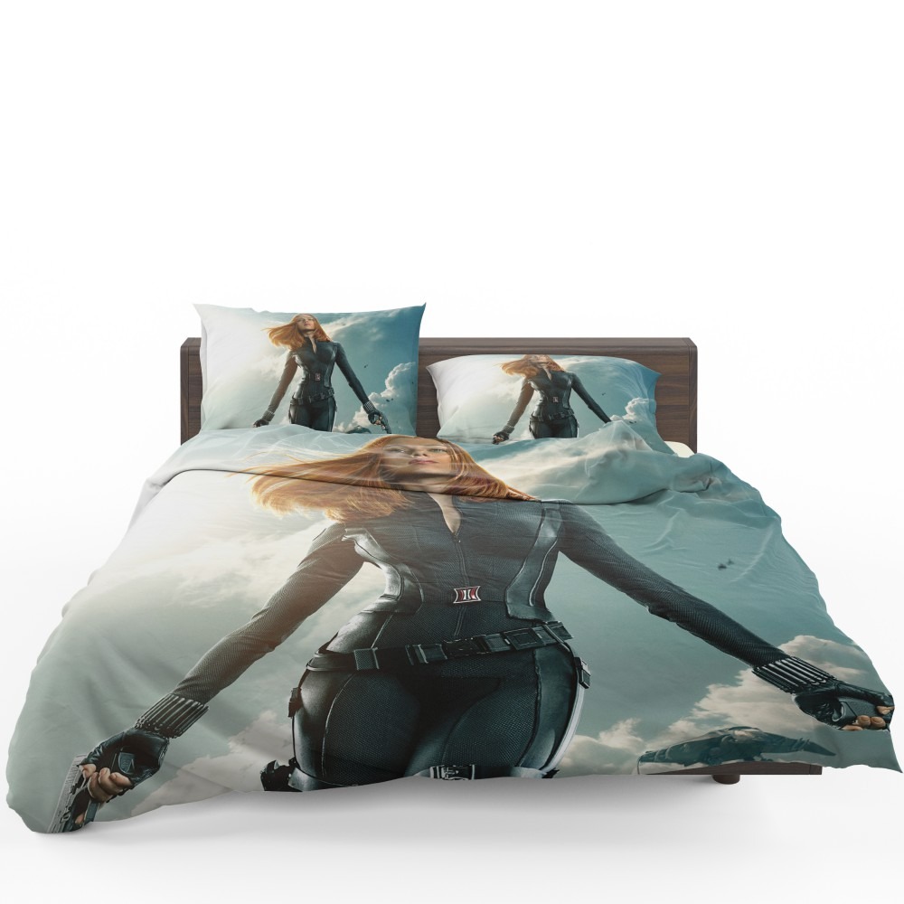 Captain America The Winter Soldier Movie Avengers Black Widow Scarlett Johansson Bedding Set - Custom Bedding Set