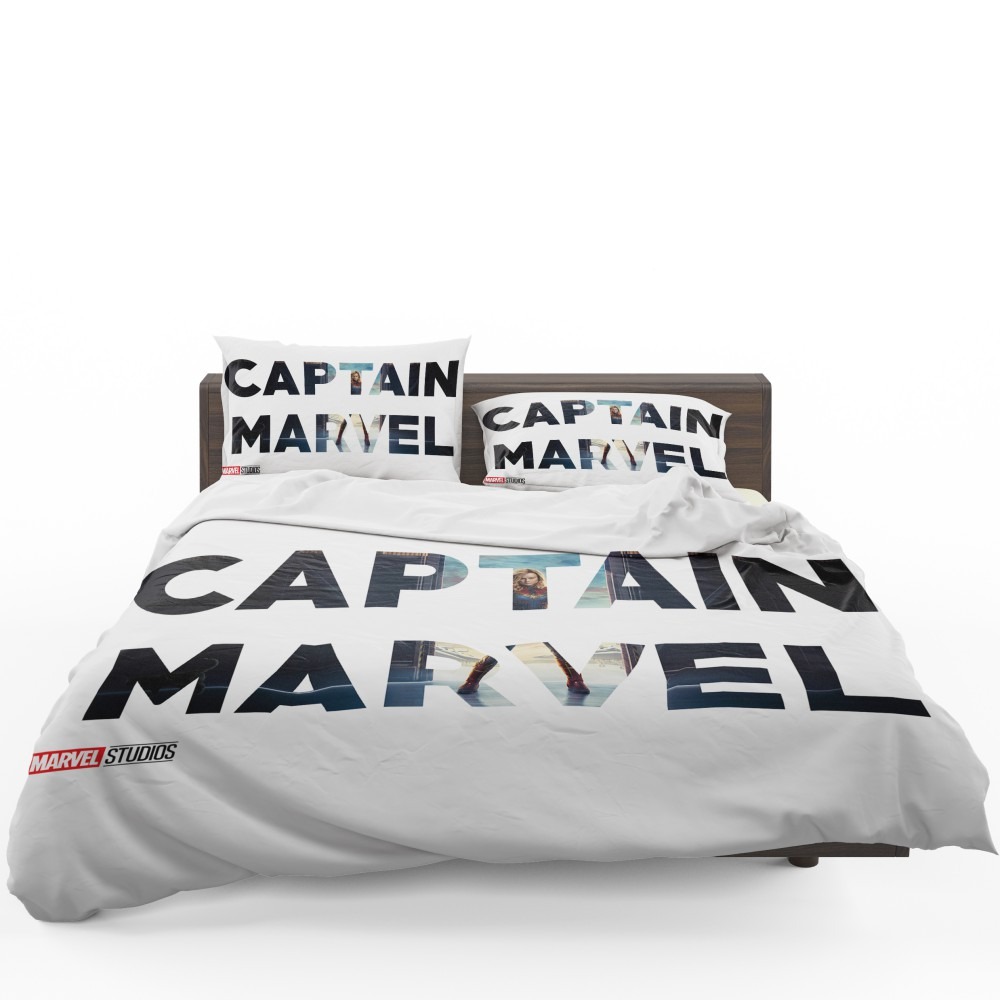 Captain Marvel Movie Bedding Set - Custom Bedding Set