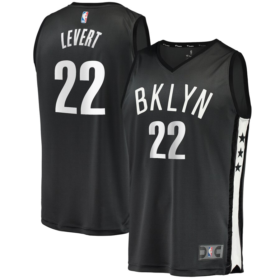 Caris Levert Brooklyn Nets Fanatics Branded Fast Break Player Jersey – Statement Edition – Charcoal