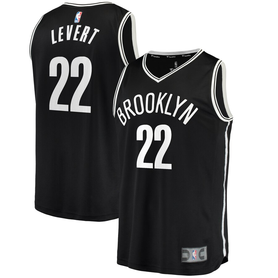 Caris Levert Brooklyn Nets Fanatics Branded Fast Break Replica Jersey - Icon Edition - Black