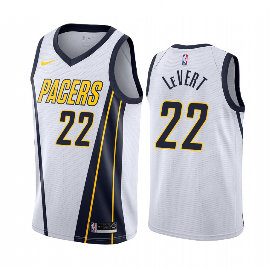 Caris Levert Indiana Pacers 2020-21 Earned Edition White #22 Basketball Jersey 2021 Trade