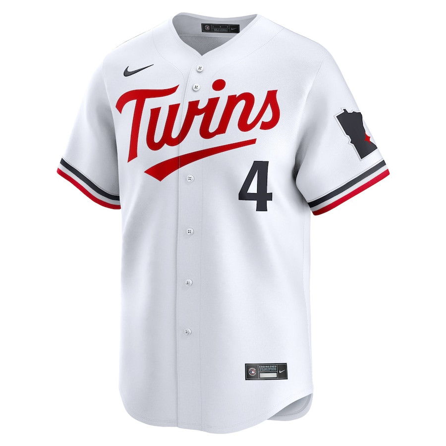 Alternative view of Carlos Correa 4 Minnesota Twins Home Limited YOUTH Baseball Jersey - White 