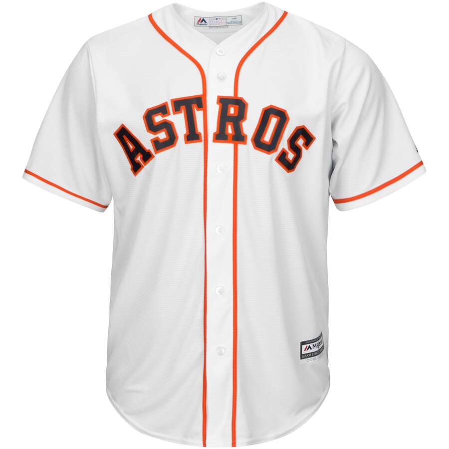 Alternative view of Carlos Correa Houston Astros Majestic Official Cool Base Player Baseball Jersey – White