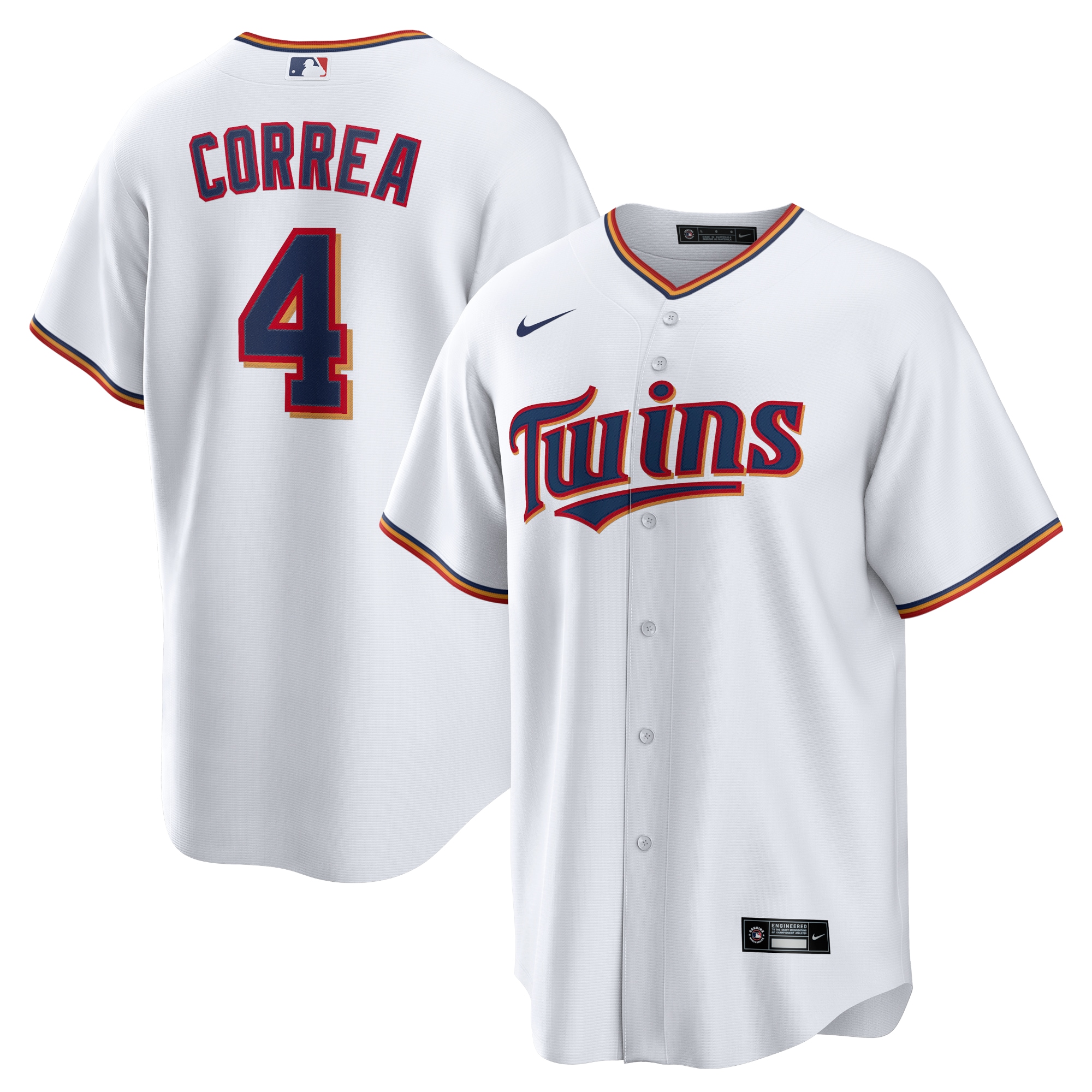 Carlos Correa Minnesota Twins Replica Player Baseball Jersey - White
