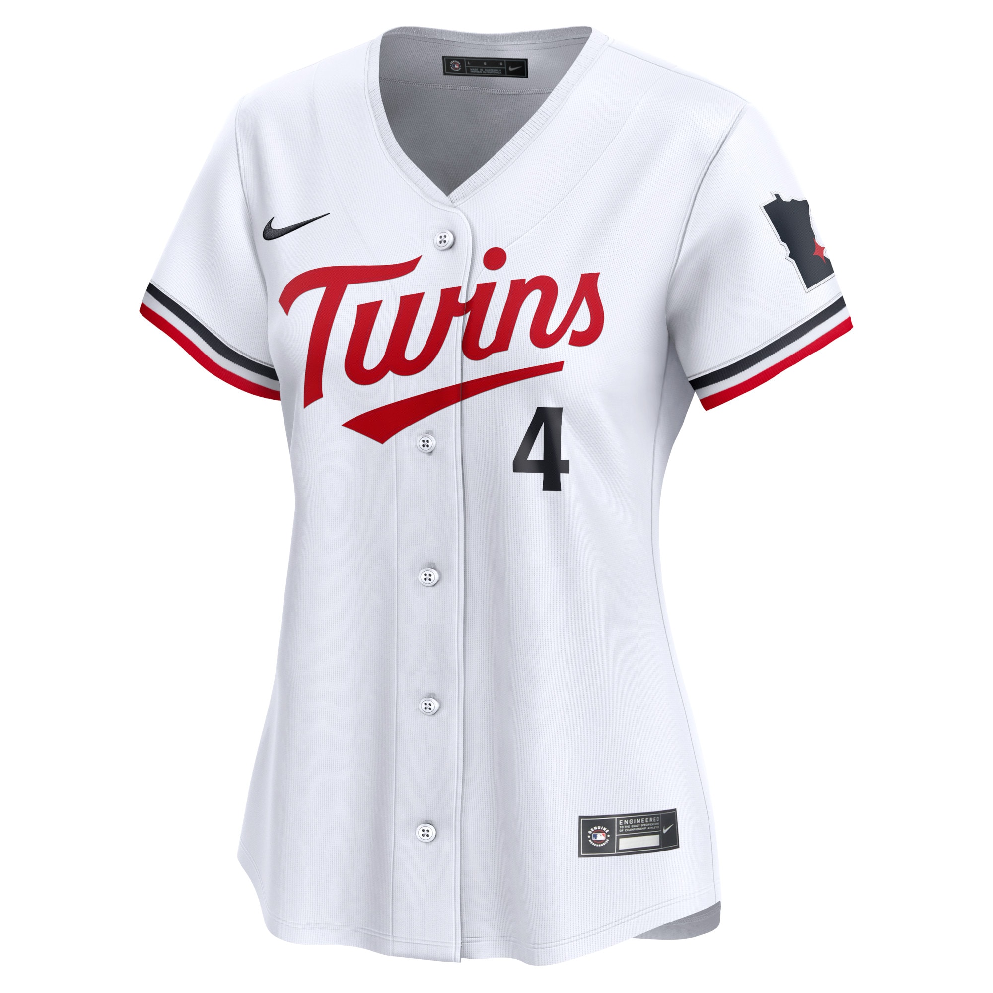 Alternative view of Carlos Correa Minnesota Twins Women's Home Limited Player Baseball Jersey - White
