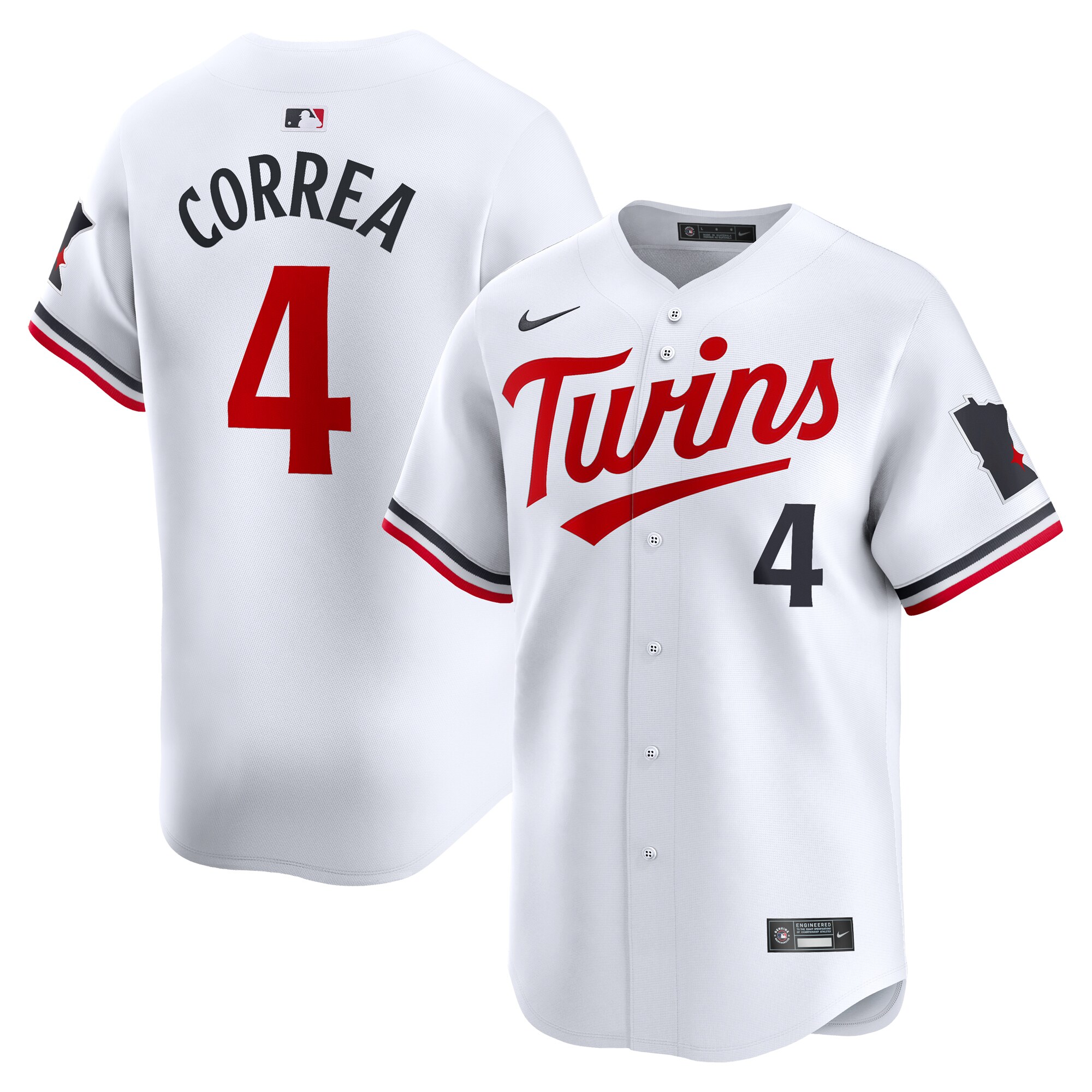 Carlos Correa Minnesota Twins Youth Home Limited Player Baseball Jersey - White